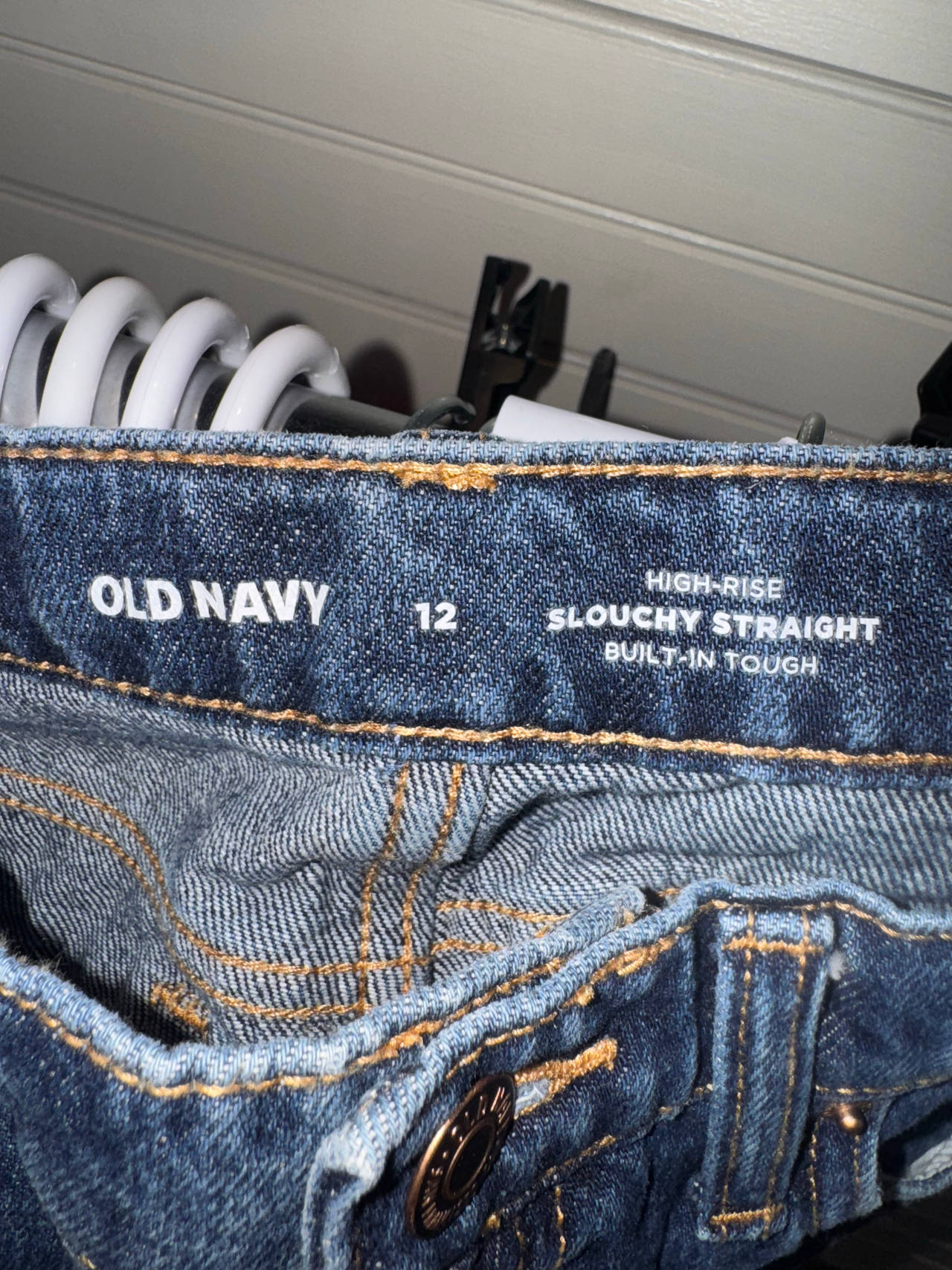 Old Navy High-Rise Slouchy Straight Jeans