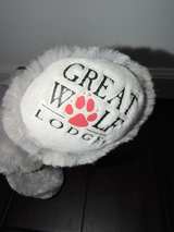 Build-A-Bear Wiley the Wolf Great Wolf Lodge Light Gray 16" - Image 2