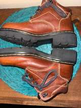 Dr. Martens Brown Leather Boots (size 7Mens/9Womens) - Image 2