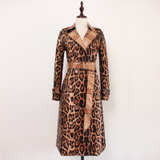 Leopard Print Trench Coat - Image 5