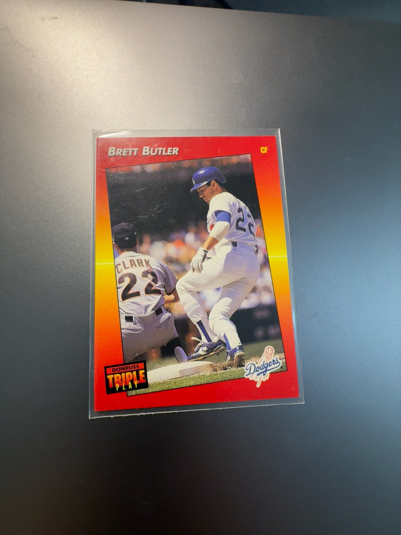 Donruss 1992 Triple Play Brett Butler #59 Los Angeles Dodgers Card