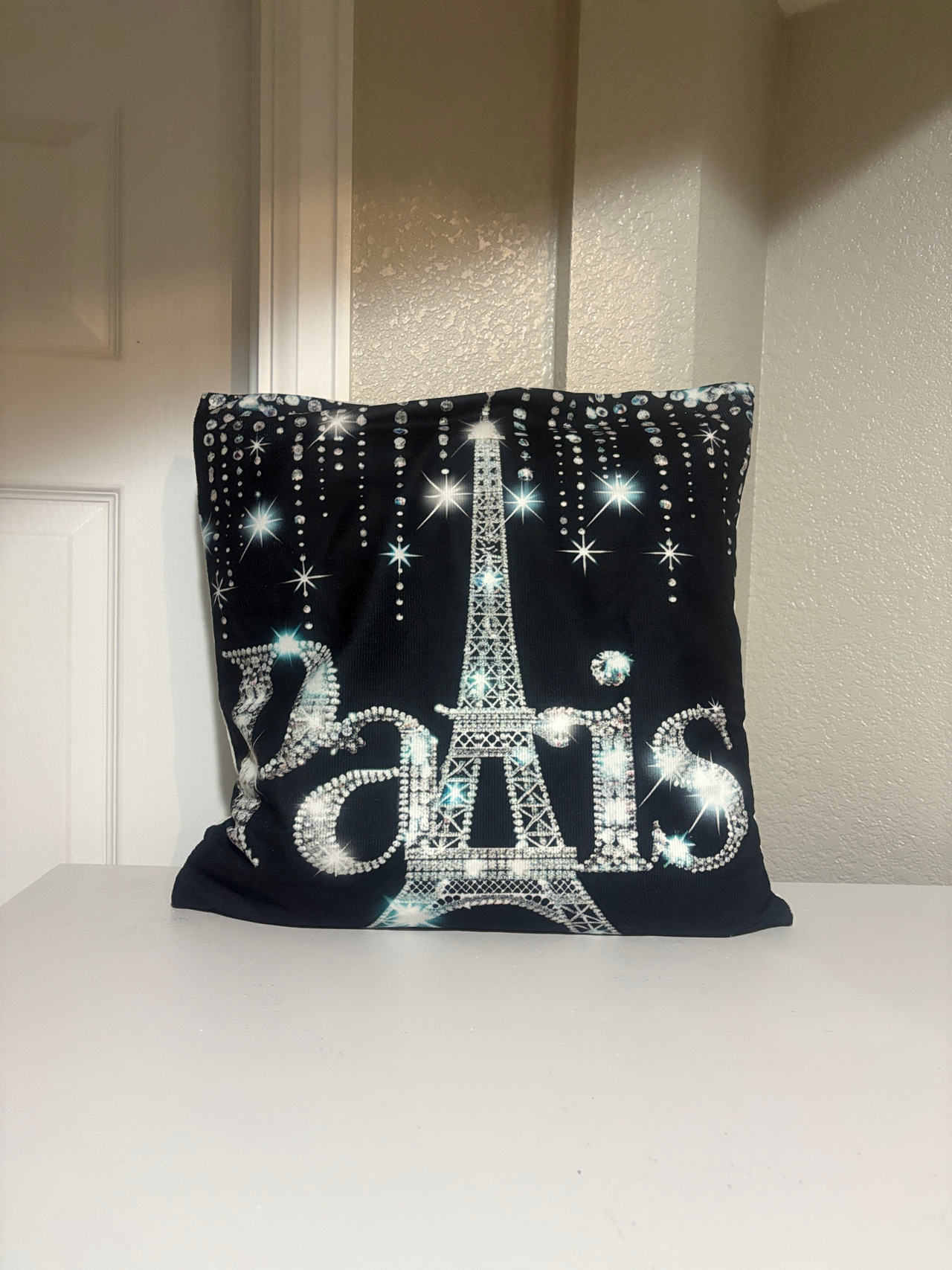Paris Eiffel Tower Decorative Throw Pillow