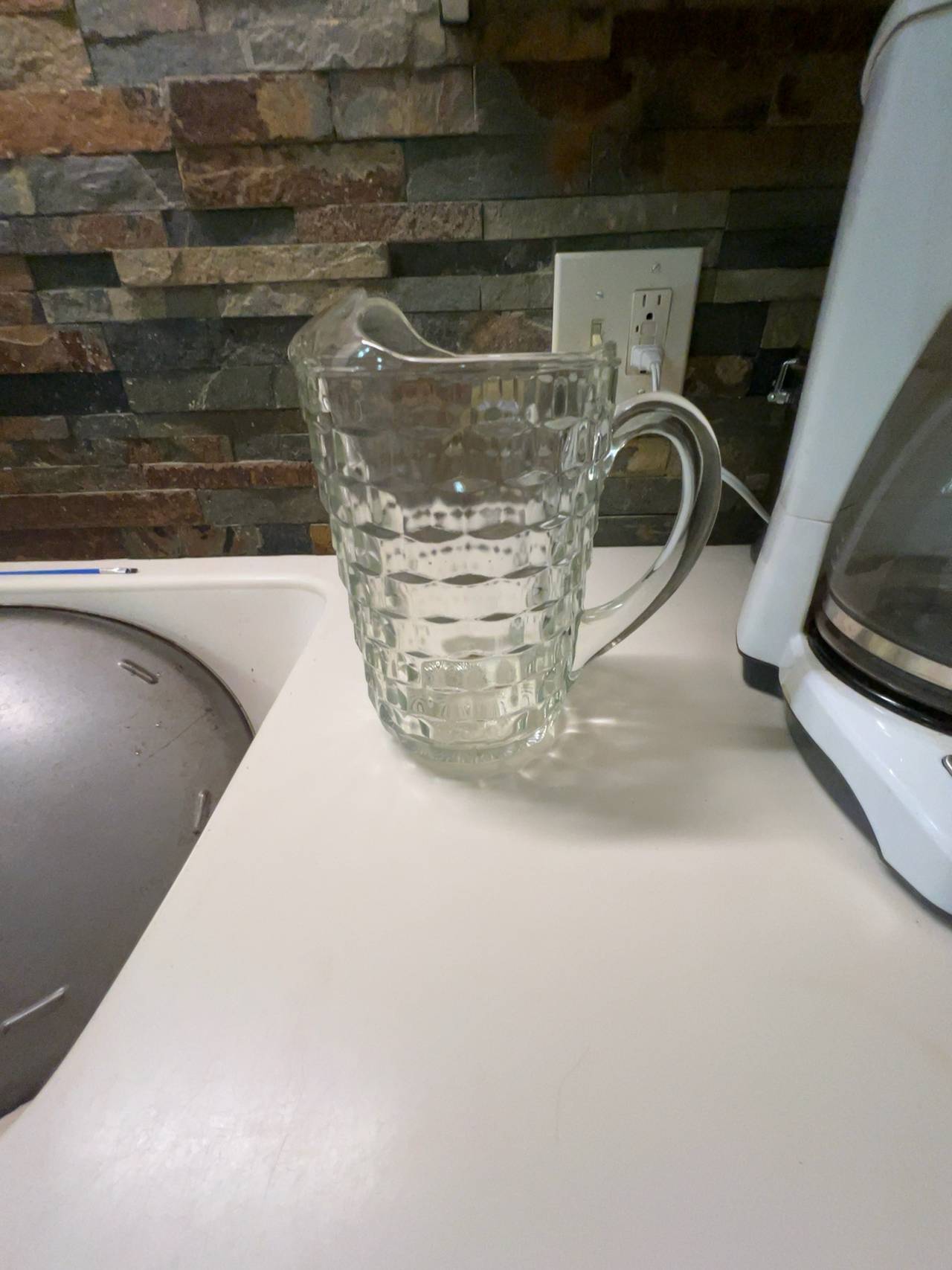 Indiana Glass Whitehall Clear Pitcher