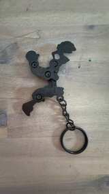 Vintage Cast Metal Adult Novelty Keychain - Image 4