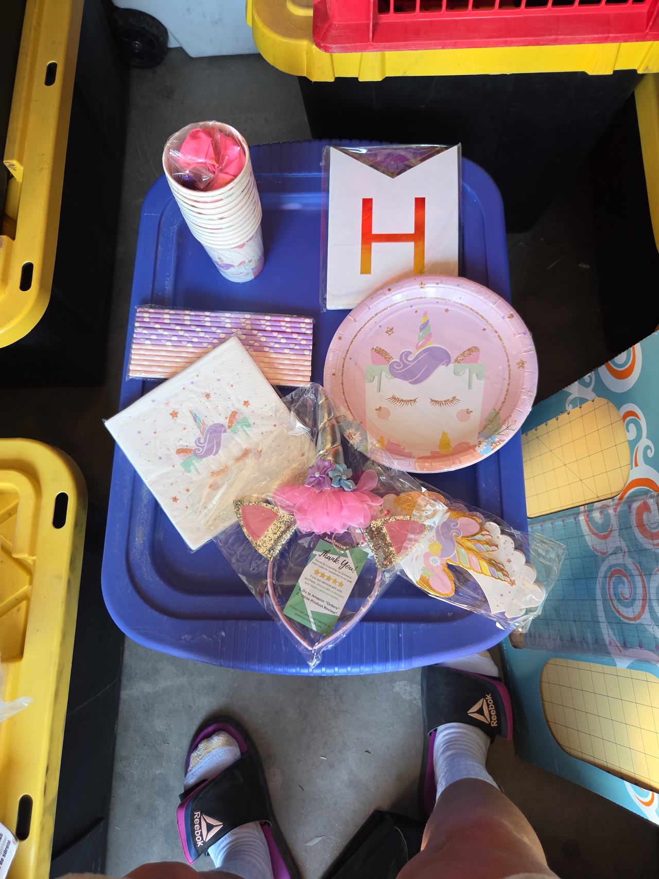 Unicorn Birthday Party Supplies Kit