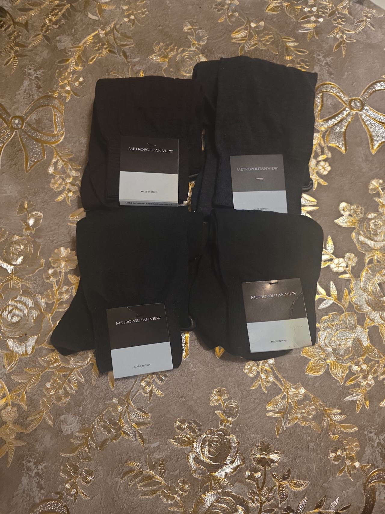 4pr Metropolitan View Men's Dress Socks bundle89