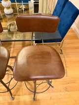 Set of 3 Industrial Adjustable Bar Stools - Image 3
