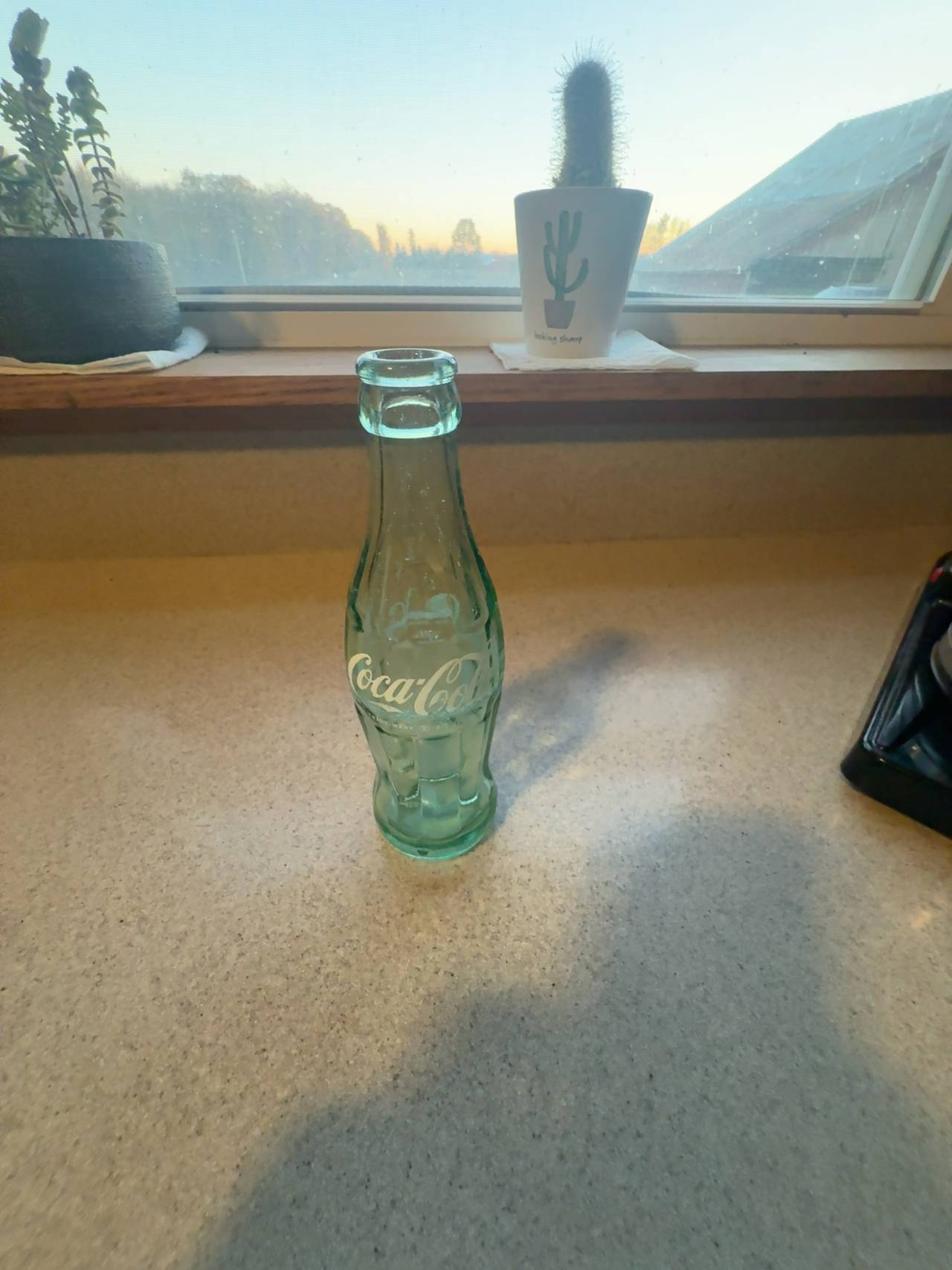Coca-Cola Vintage Green Glass Bottle 6.5 oz