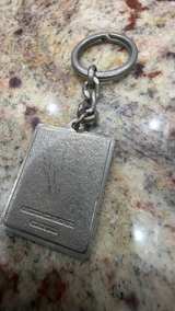 Vintage Italia '90 World Cup Keychain Metal Key Ring Old School Bag - Image 5