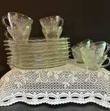 Indiana Glass Harvest Grape Snack Set - Image 1