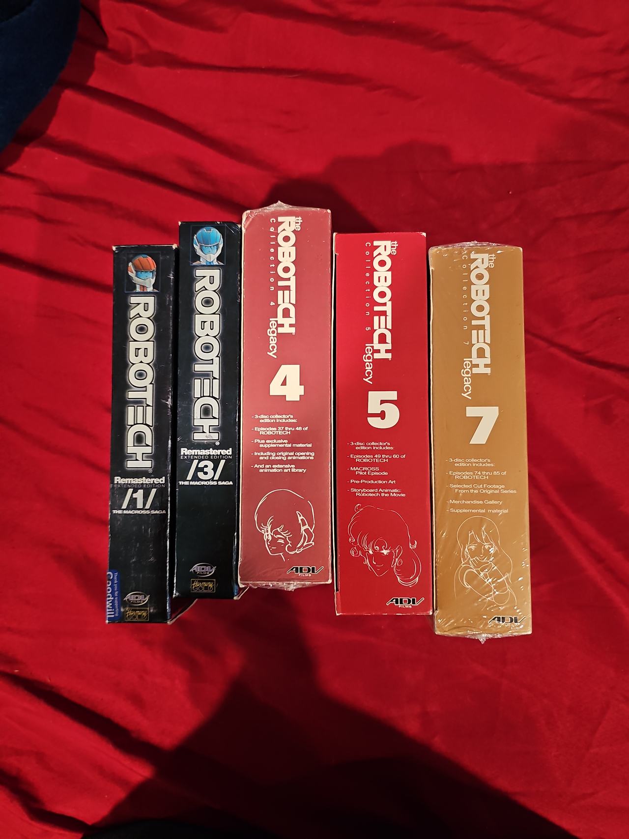 Robotech Remastered Extended Edition DVD Lot