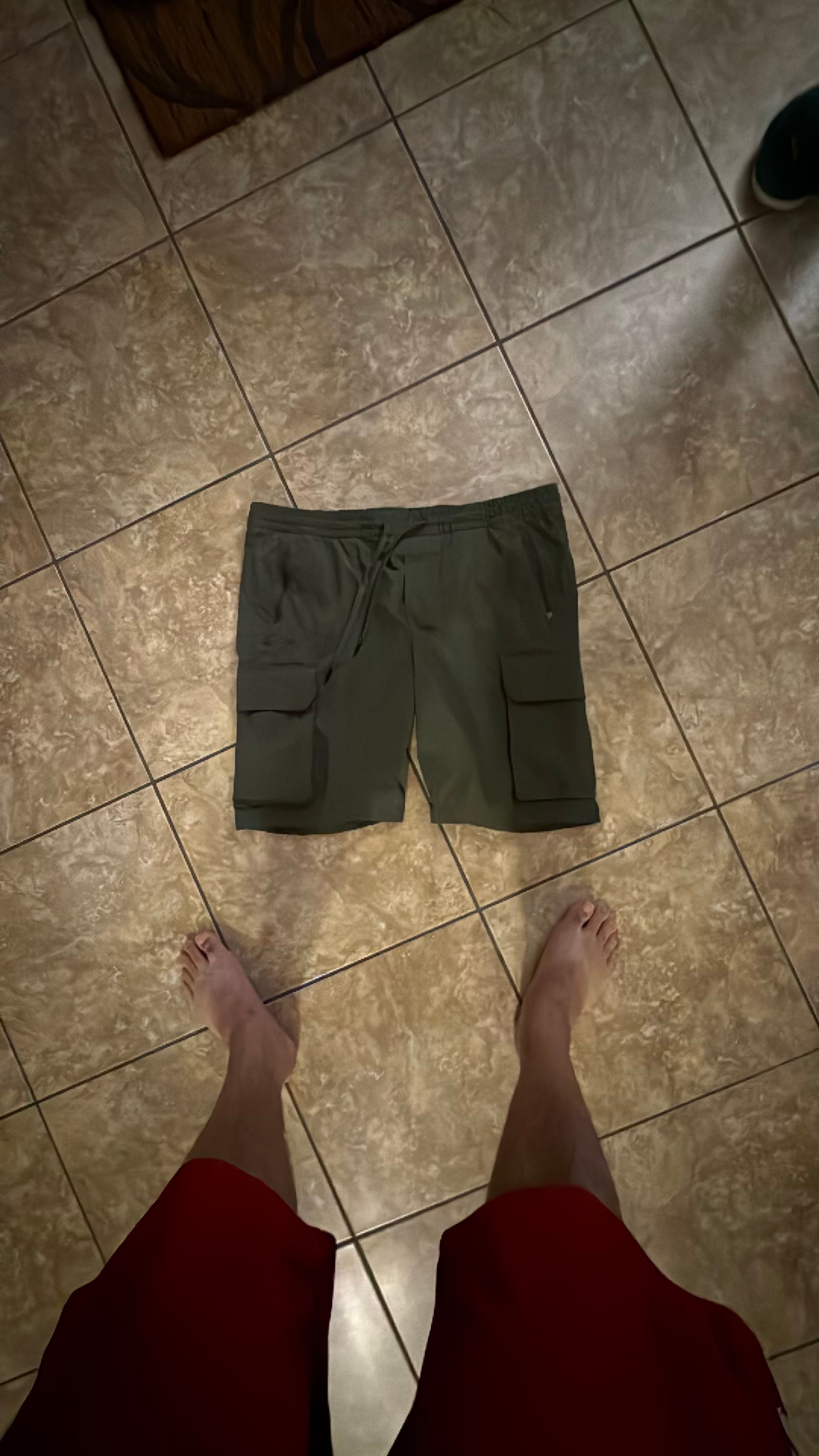 H&M Dark Green Cargo Jogger Pants
