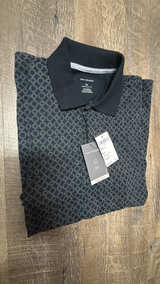Van Heusen Logo Polo Shirt Black size M - Image 2