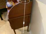 Small Vintage Wooden Roll Top Desk - Image 4