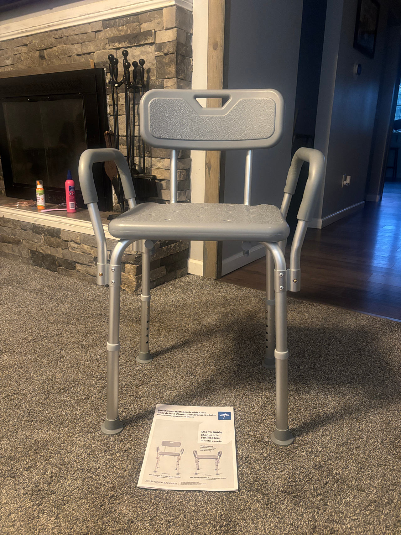 Knockout Bath Bench with Arms
