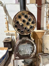 Great barn or shop Double Barr Wood Burning Stove
Top barrel is the heat exchang - Image 1