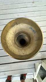 Vintage Brass Floor Candlestick Holder - Image 3