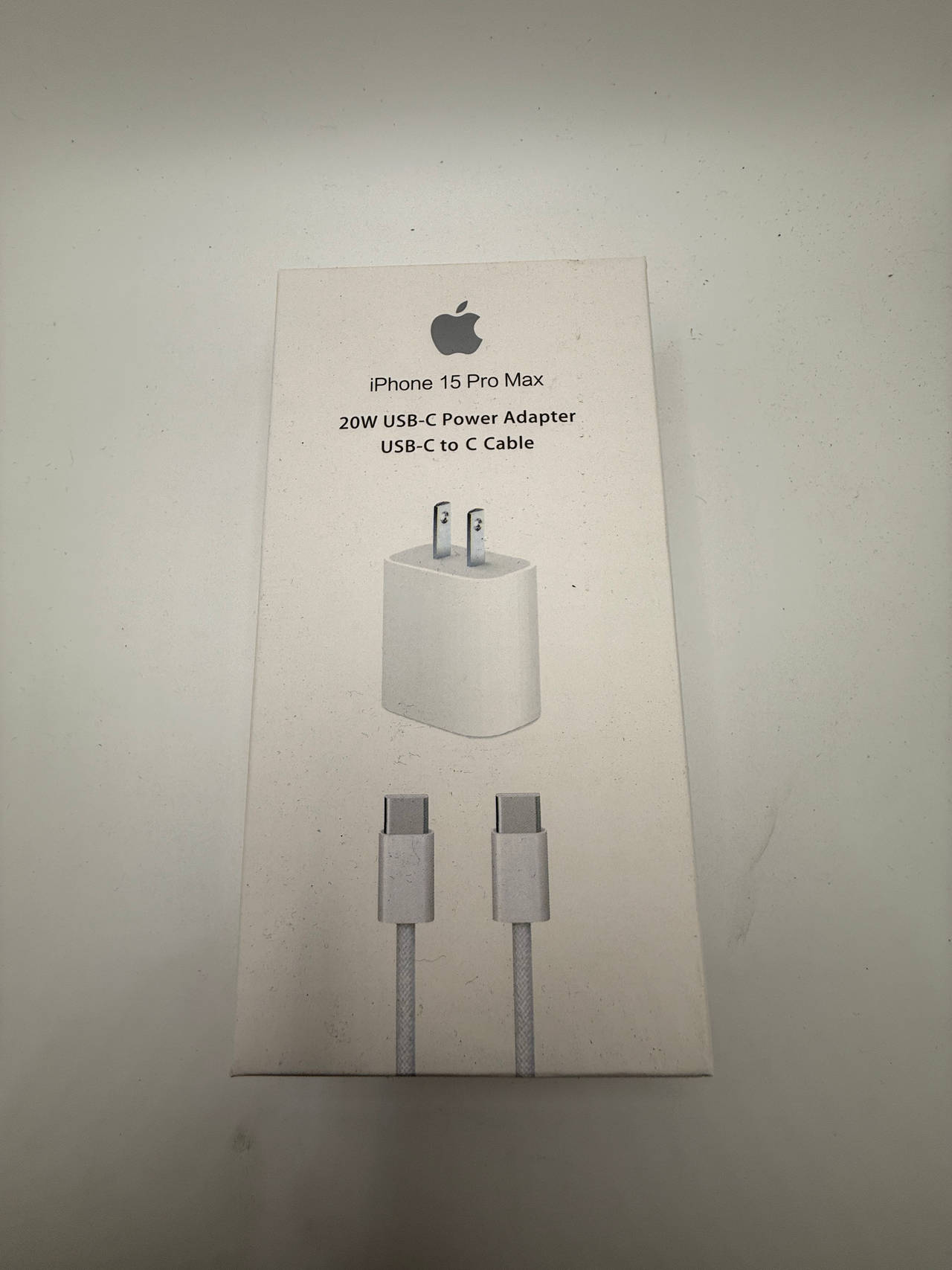 Apple 20W USB-C Power Adapter with USB-C to USB-C Cable