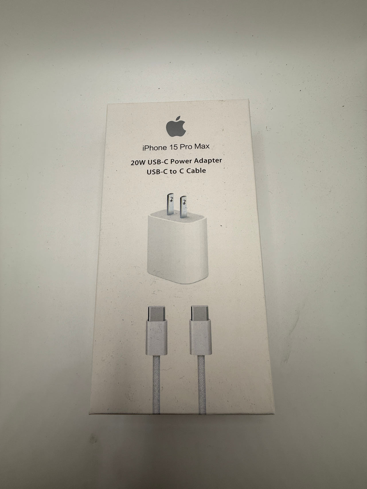 Apple 20W USB-C Power Adapter with USB-C to USB-C Cable