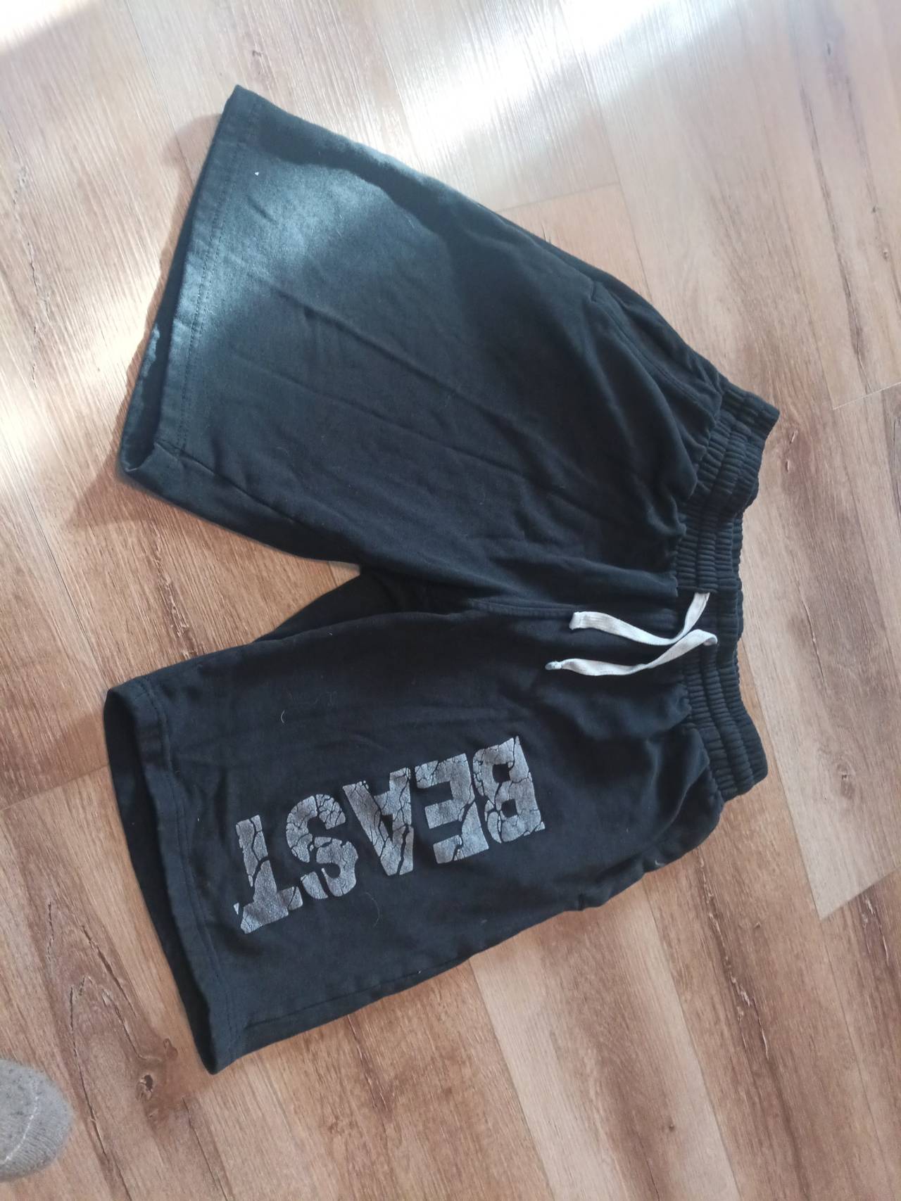 Black Beast Graphic Sweat Shorts