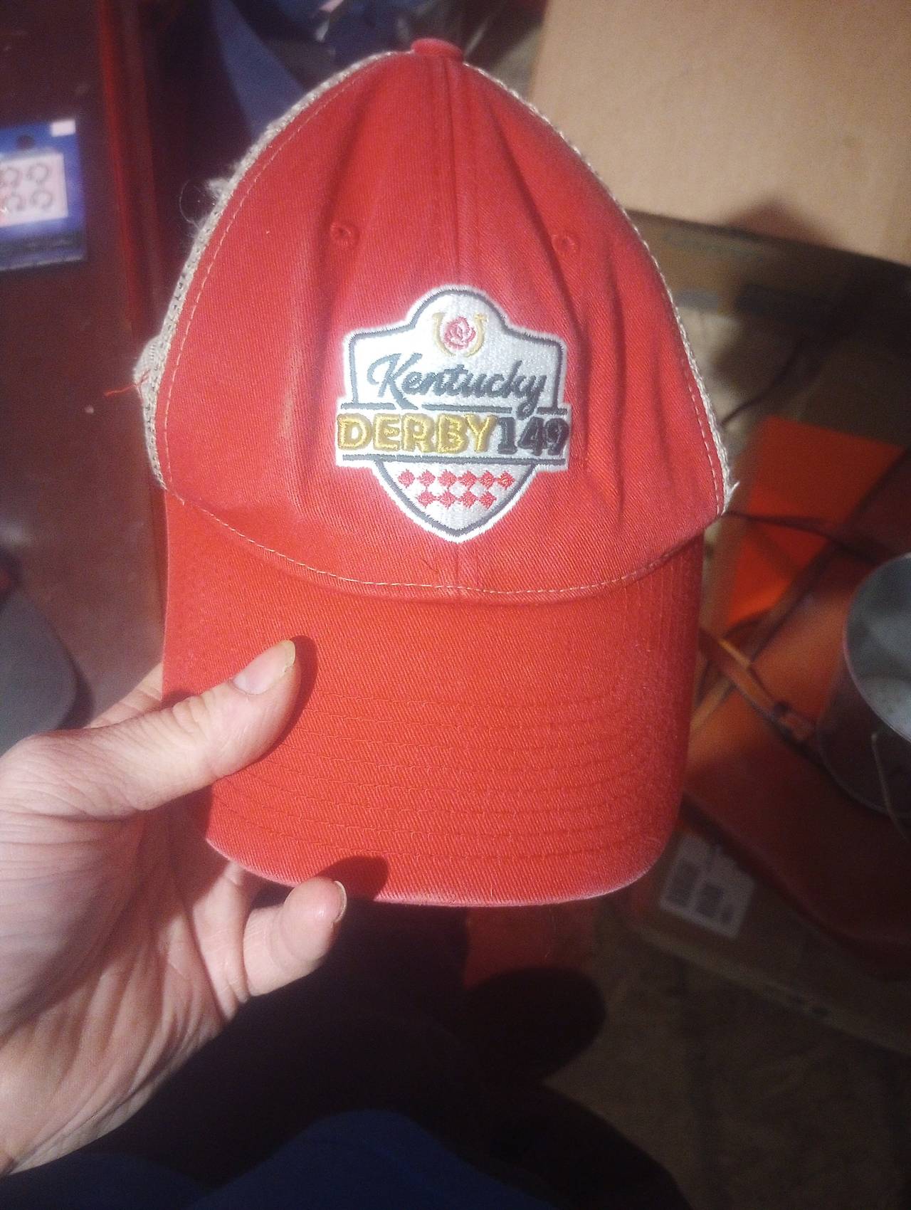 Official Kentucky Derby 149 Red Trucker Hat
