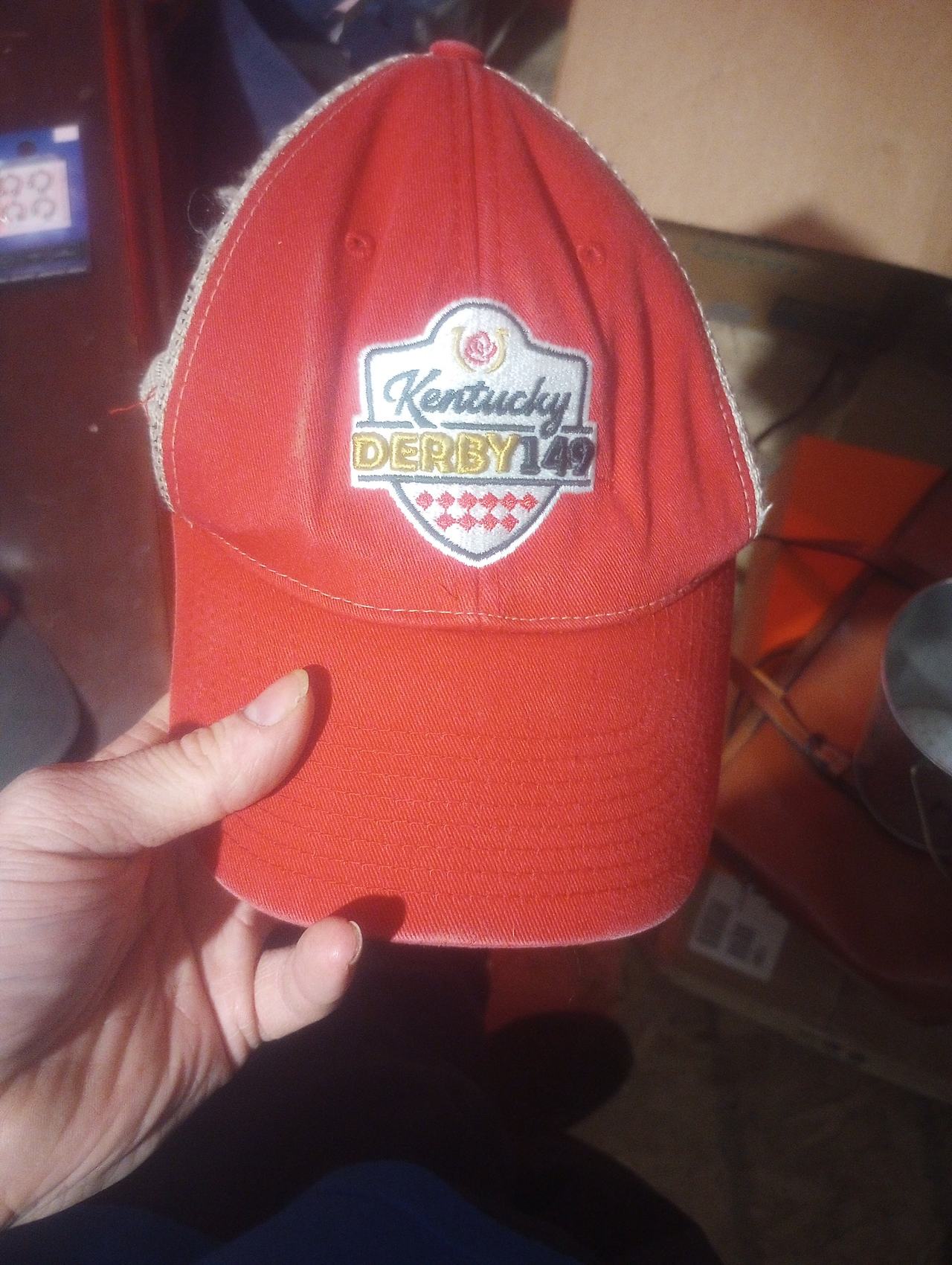 Official Kentucky Derby 149 Red Trucker Hat