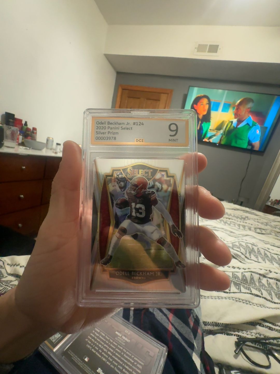 Panini Select Odell Beckham Jr 2020 Red Die-Cut Card