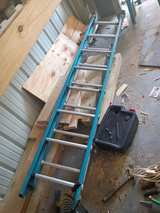 Werner Fiberglass Extension Ladder - Image 1