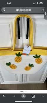 Sunglow Style Cotton Rope Pineapple Tote Bag - Image 2