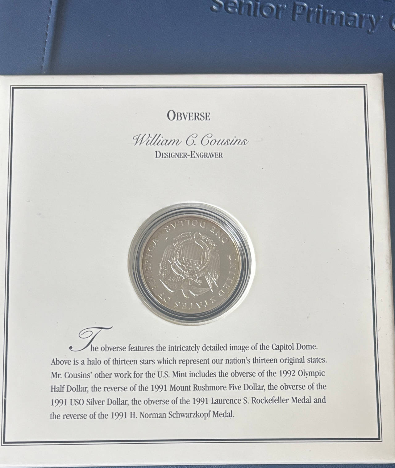 1994 U.S. Capitol Bicentennial Silver Dollar