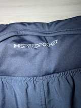 Under Armour SpeedPocket 9" Lined Running Shorts Blue Medium - Image 5