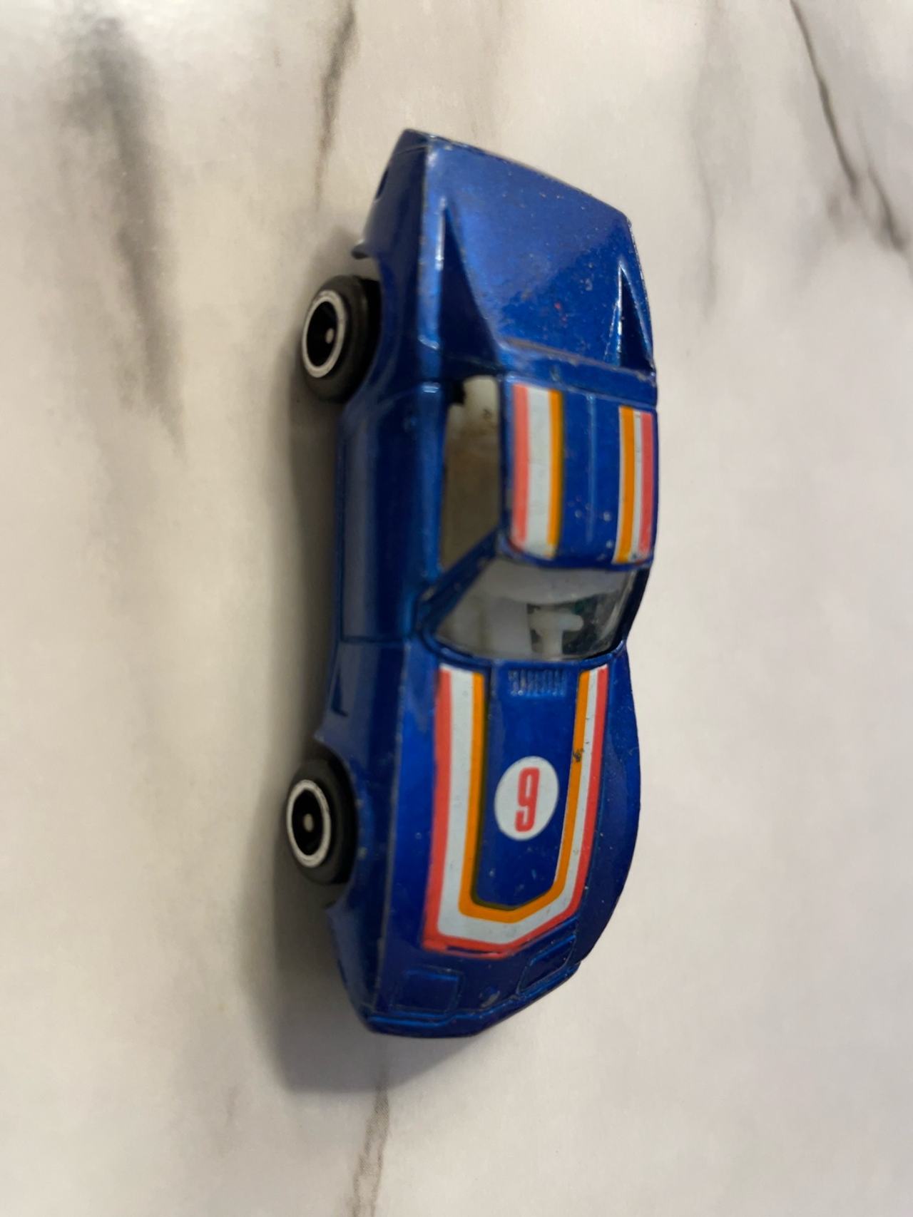 Matchbox Chevrolet Corvette Blue Diecast Car