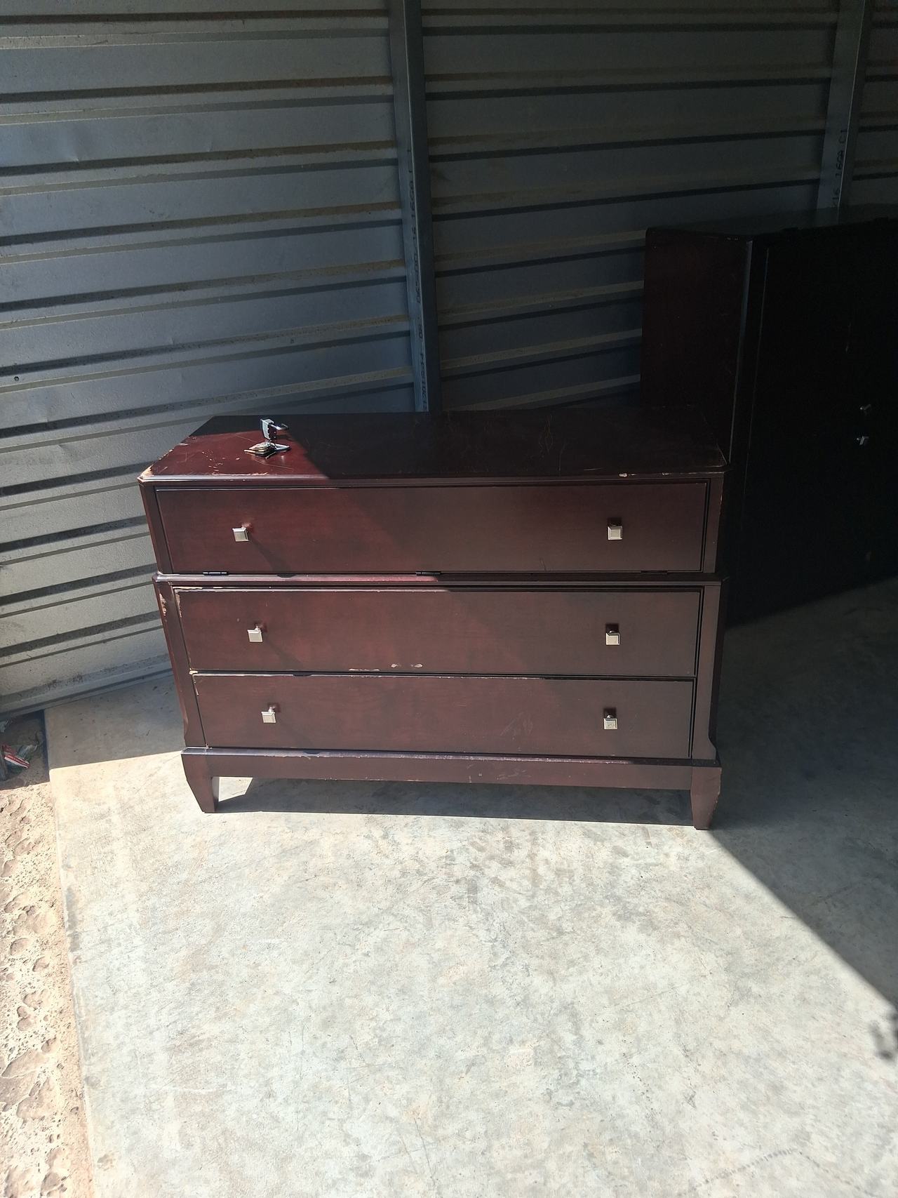 3-Drawer Wood Dresser
