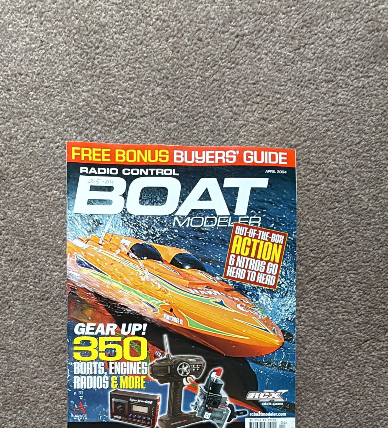 Radio Control Boat Modeler Magazine April 2004