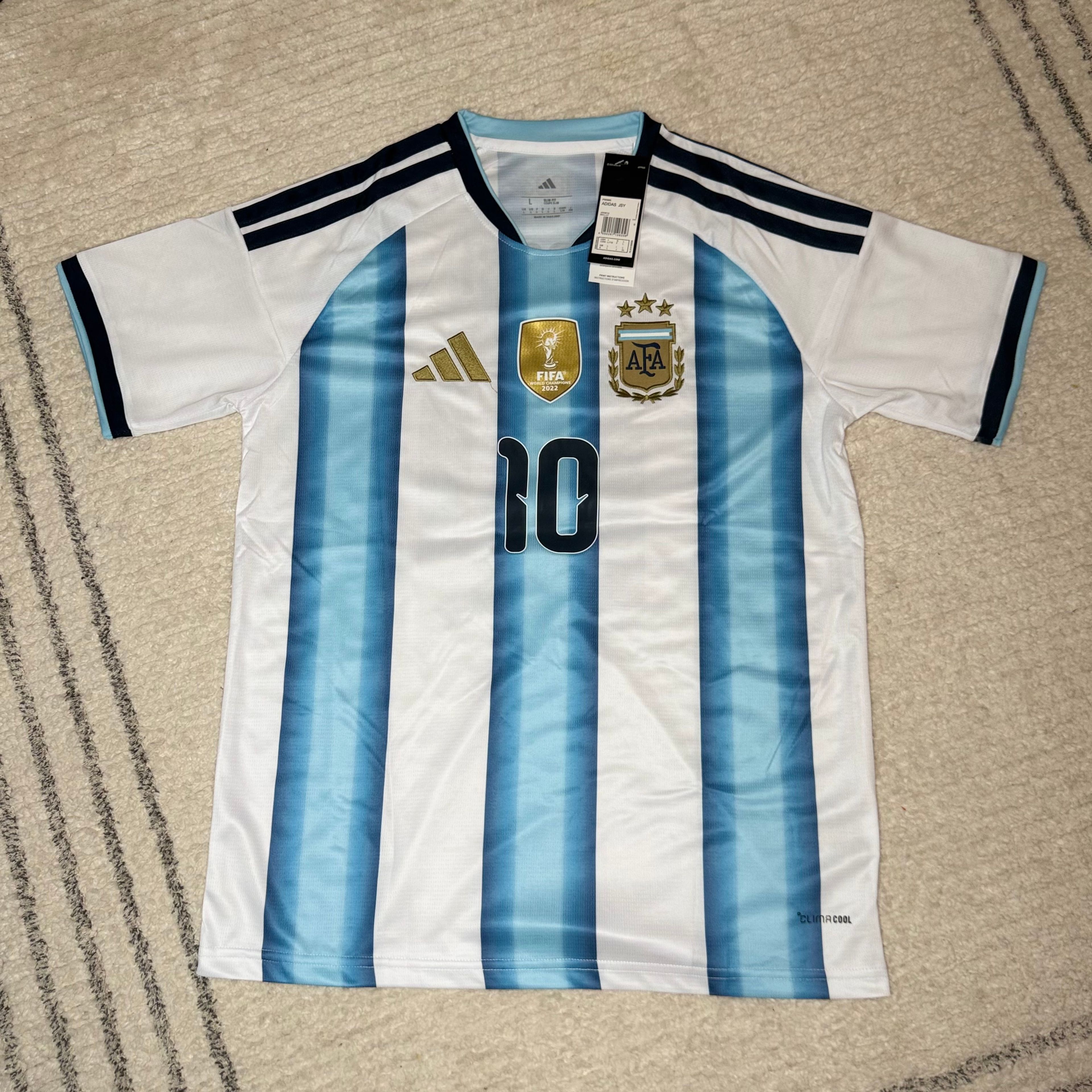 adidas Argentina 2026 Home Messi Jersey White - Image 7