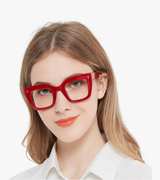 OCCI CHIARI Women Oversized Square-Cateye Reading Glasses RetroThick Readers Com - Image 1