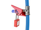 QWORK Steel Small Ball Valve Lockout Device Fits 1/4" - 1" Outside Pipe Diameter - Image 5