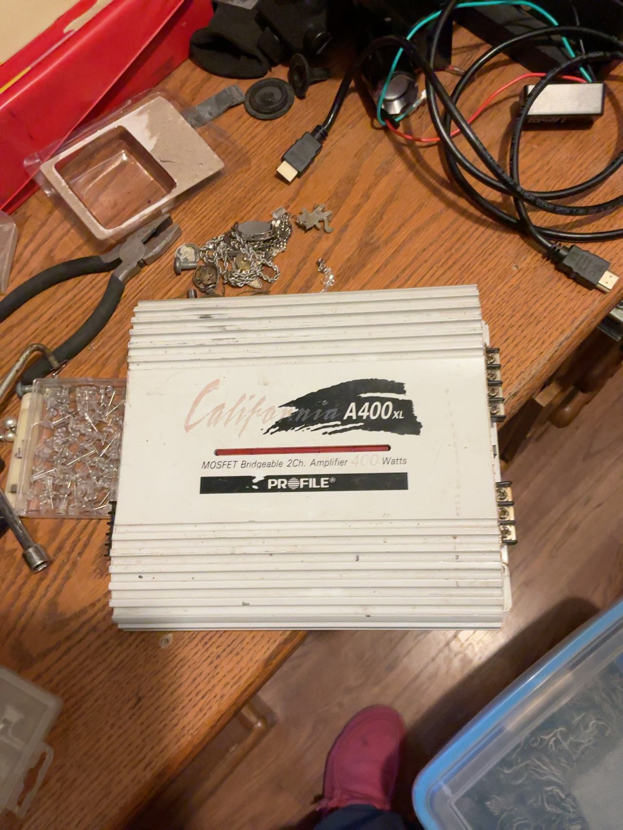 California Profile A400XL 400W Bridgeable 2-Channel Amplifier