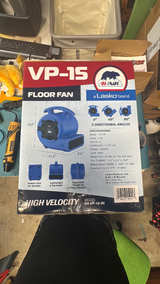 B-Air 1/8 HP Air Mover Carpet Dryer Fan Blue - Image 4