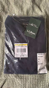 Men’s L.L.Bean Premium Double L Polo Shirt Navy Color Size XL - Image 3