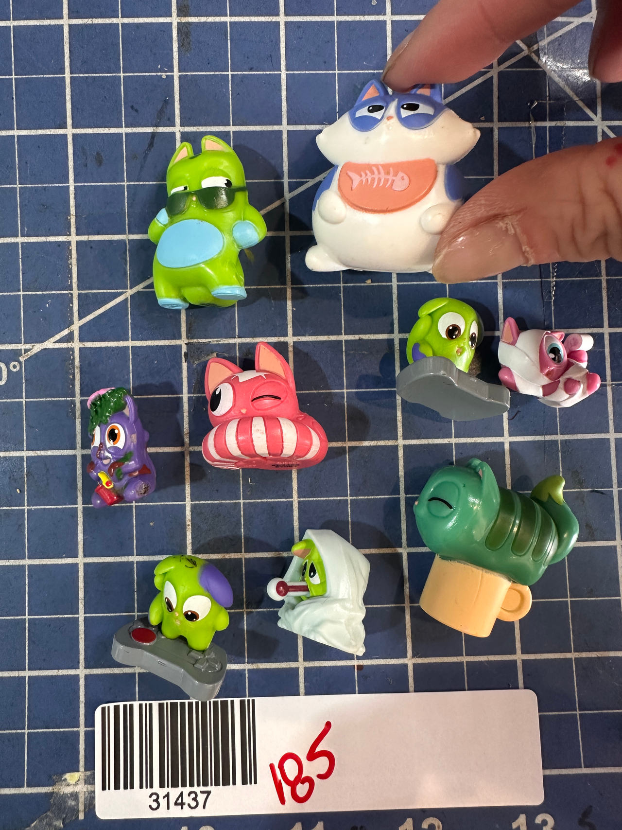 Lost Kitties Itty Bitty Kitty blind box figure bundle 10 pcs. 185