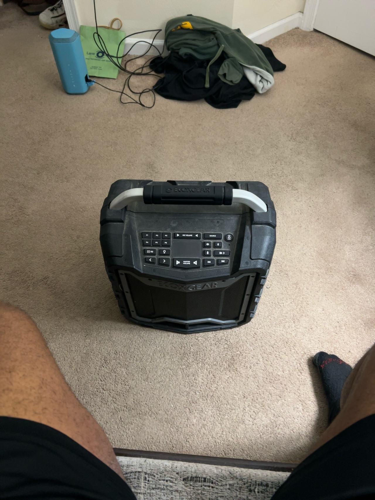 EcoXgear EcoTrek 100W Bluetooth Speaker Gray