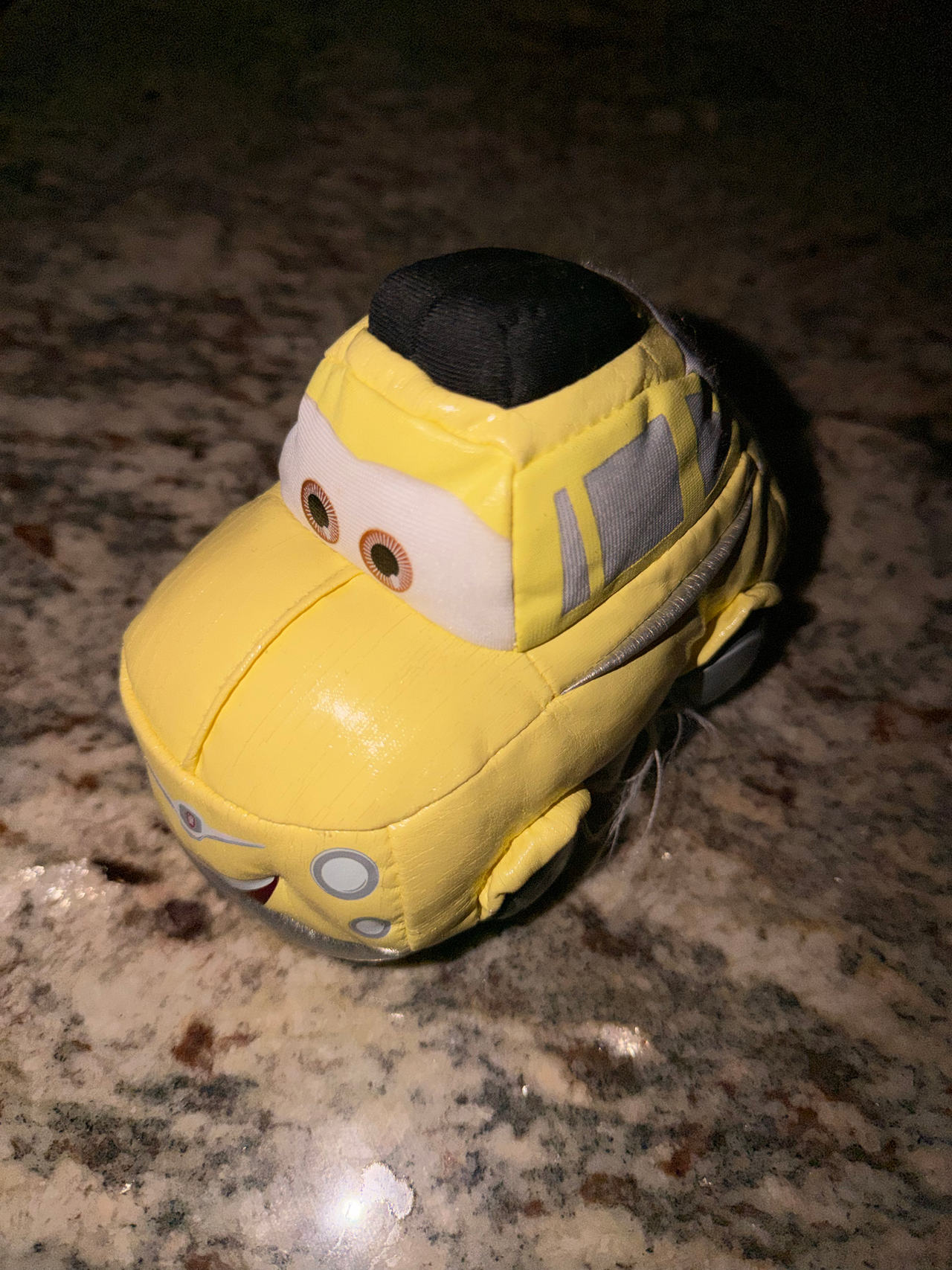 Disney Pixar Cars yellow car Plush Toy doesn’t talk Luigi