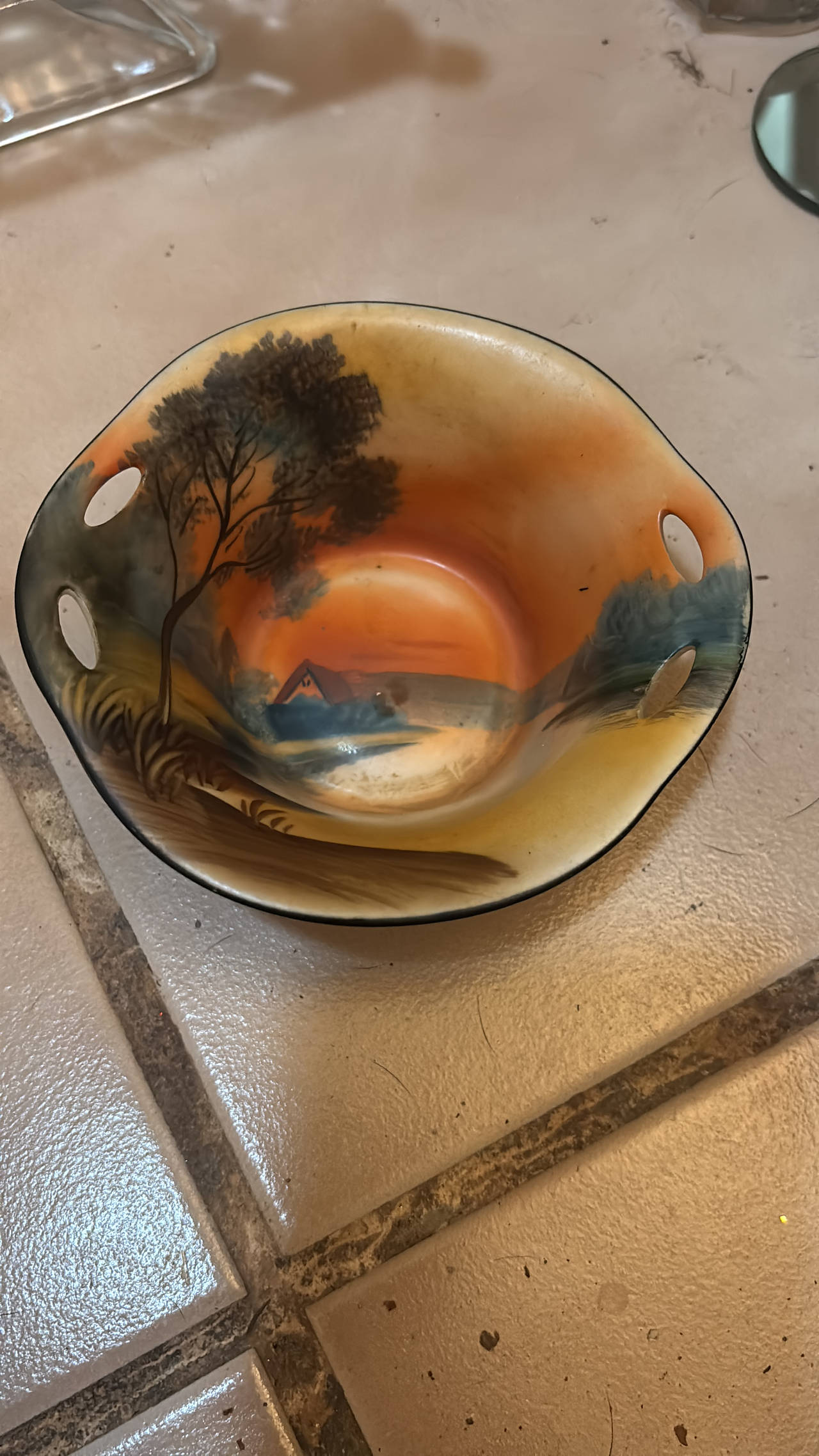 Hand Painted Porcelain Bowl