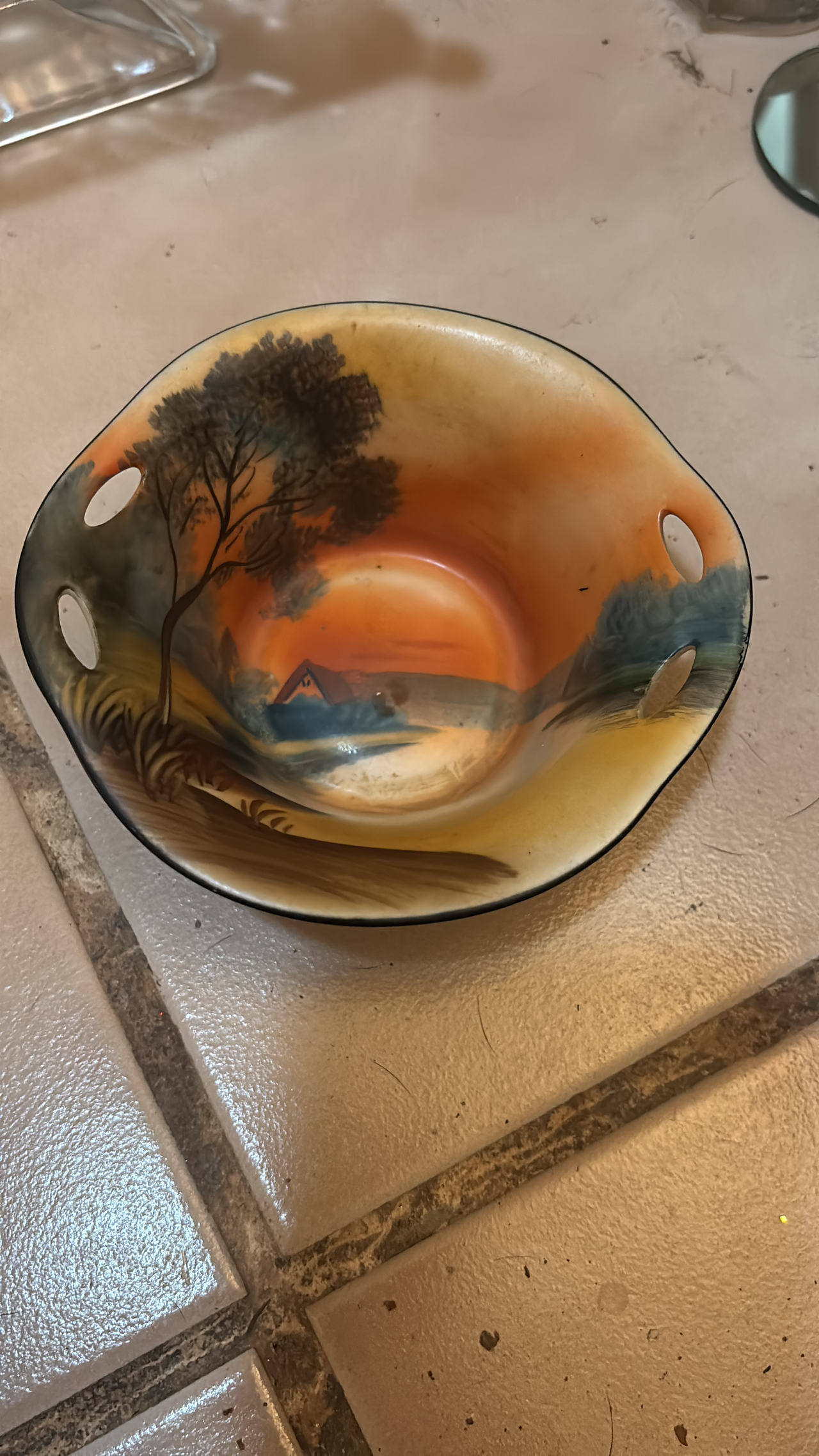 Hand Painted Porcelain Bowl