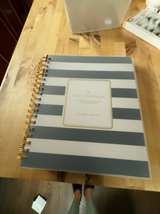 Blue Sky Day Designer 8x10 Navy Stripe Planner - Image 1
