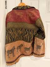 Sag Harbor Tapestry Coat Zebra Print - Image 5