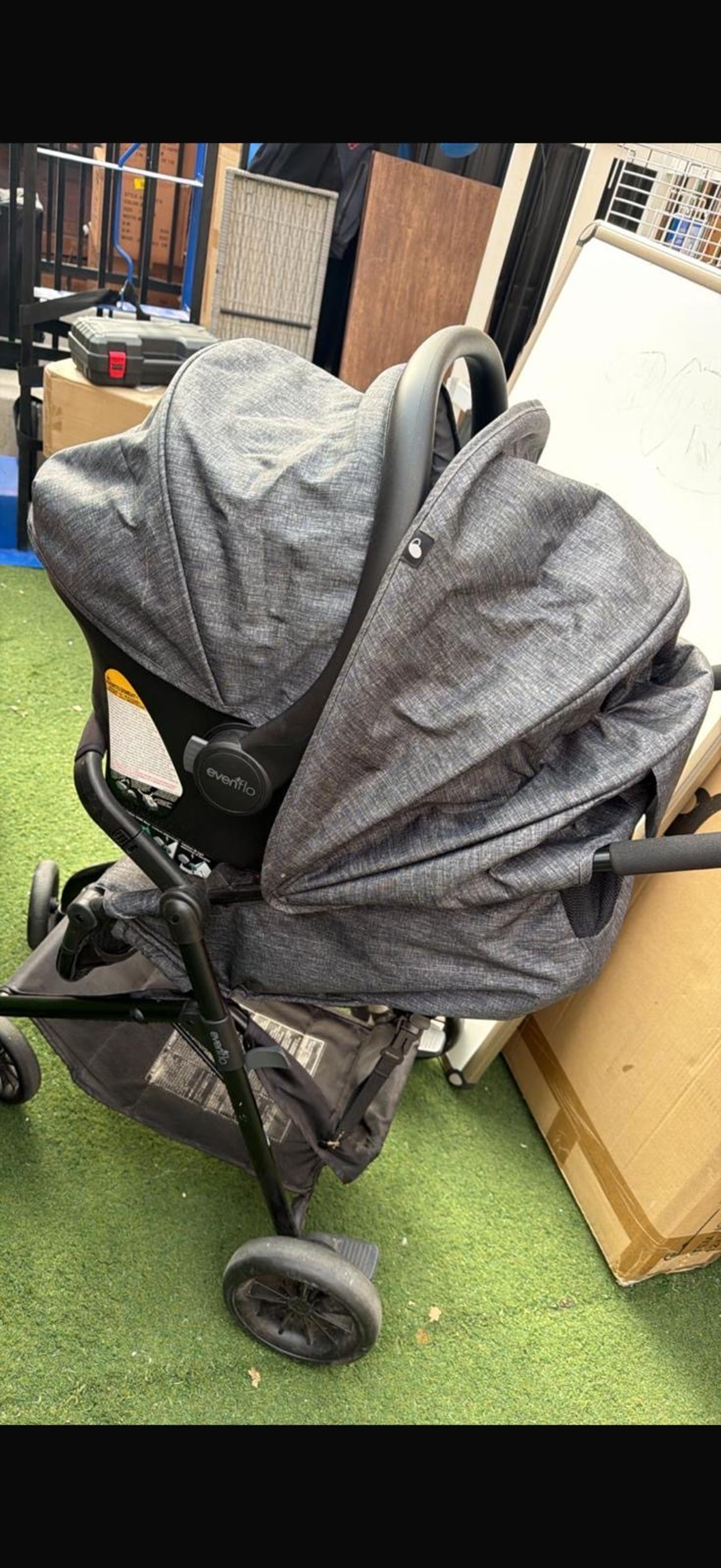 Evenflo Sibby Travel System Charcoal - Image 5