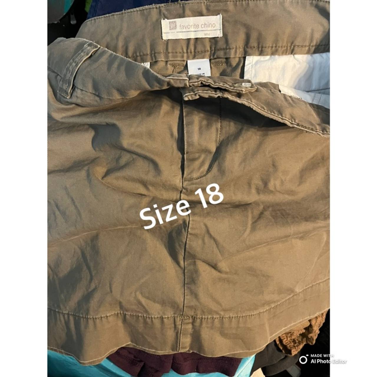 Favorite Chino Cargo skirt Brown