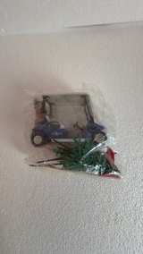 Bakery Crafts Blue Golf Cart Cake Topper Set ICX-247C - Image 2